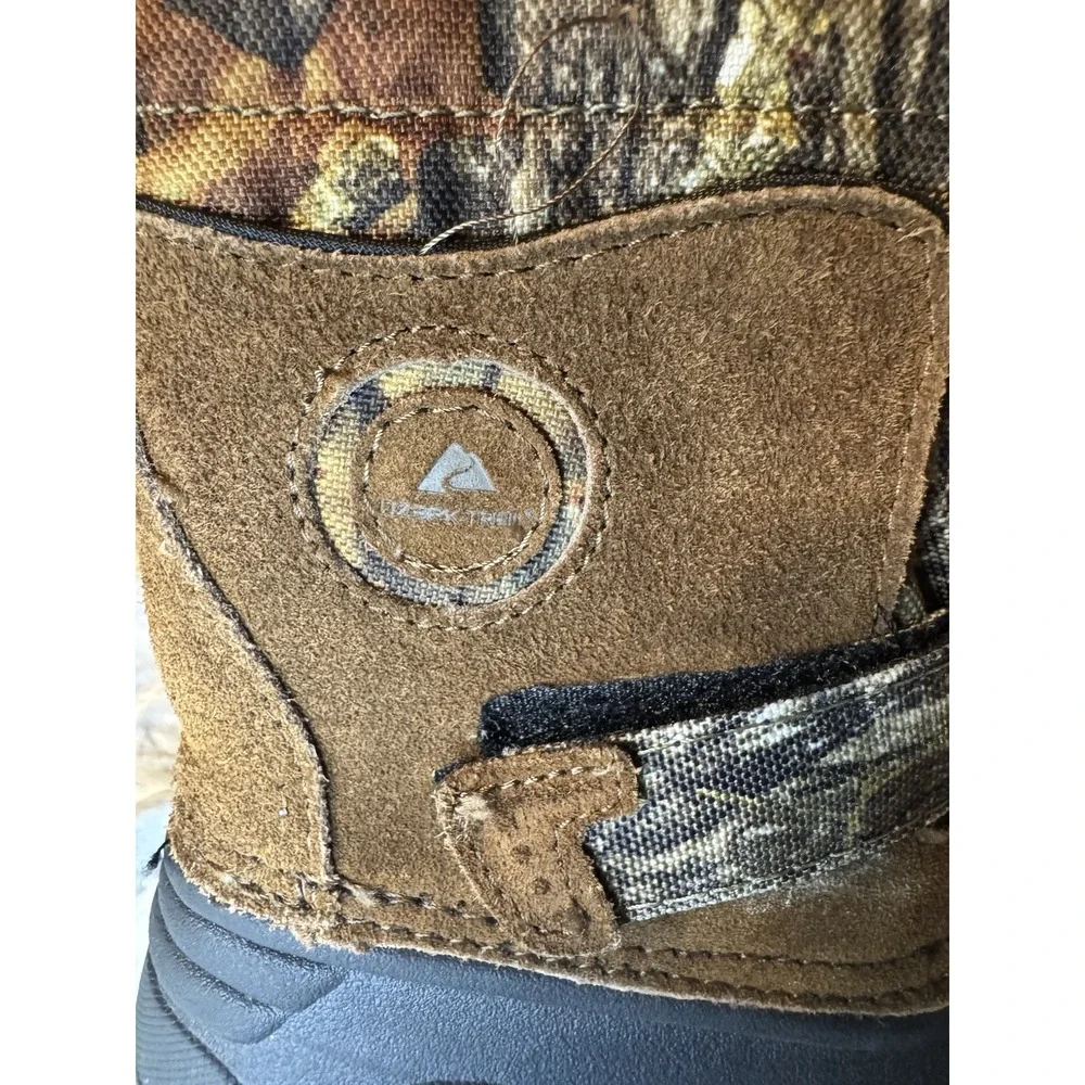 Mossy Oak Ozark Trail Youth Boys' Temp Rated Camo Print Snow Boots Shoes:‎ Sz 8